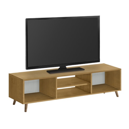 Έπιπλο τηλεόρασης Loren Megapap χρώμα sapphire oak 120x30x40εκ. Έπιπλο τηλεόρασης Loren Megapap χρώμα sapphire oak 120x30x40εκ.