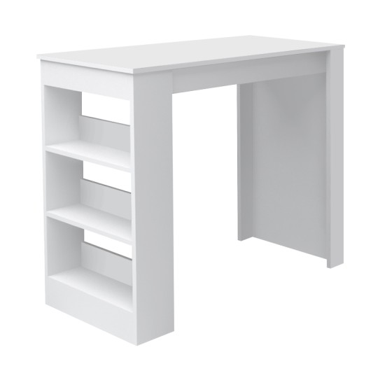 Τραπέζι μπαρ Deep Megapap χρώμα λευκό 120x50x100εκ. Τραπέζι μπαρ Deep Megapap χρώμα λευκό 120x50x100εκ.