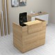 Γραφείο υποδοχής - reception Lemmon Megapap χρώμα φυσικό οξιάς 120x70x110εκ. Γραφείο υποδοχής - reception Lemmon Megapap χρώμα φυσικό οξιάς 120x70x110εκ.
