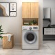 Έπιπλο πλυντηρίου Cozen Megapap χρώμα φυσικό οξιάς 65x60x178εκ. Έπιπλο πλυντηρίου Cozen Megapap χρώμα φυσικό οξιάς 65x60x178εκ.