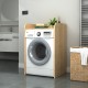 Έπιπλο πλυντηρίου Toren Megapap χρώμα φυσικό οξιάς 65x60x100εκ. Έπιπλο πλυντηρίου Toren Megapap χρώμα φυσικό οξιάς 65x60x100εκ.