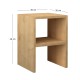 Κομοδίνο - Τραπεζάκι βοηθητικό Smile Megapap χρώμα φυσικό οξιάς 30x30x40εκ. Κομοδίνο - Τραπεζάκι βοηθητικό Smile Megapap χρώμα φυσικό οξιάς 30x30x40εκ.