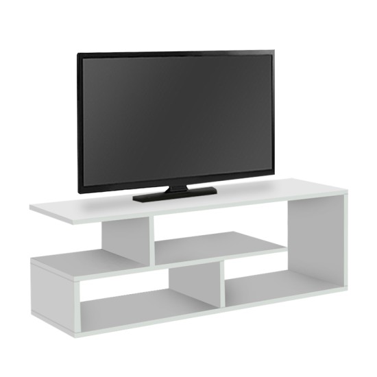 Έπιπλο τηλεόρασης Forever Megapap χρώμα λευκό 120x30x40cm. Έπιπλο τηλεόρασης Forever Megapap χρώμα λευκό 120x30x40cm.