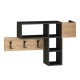 Κρεμάστρα τοίχου Game Megapap χρώμα sapphire oak - ανθρακί 99,5x15x61εκ. Κρεμάστρα τοίχου Game Megapap χρώμα sapphire oak - ανθρακί 99,5x15x61εκ.