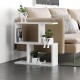 Τραπεζάκι βοηθητικό Homemania Megapap χρώμα λευκό 60x20x60εκ.