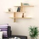 Ραφιέρα τοίχου Leo Megapap χρώμα sapphire oak 123x22x80εκ. Ραφιέρα τοίχου Leo Megapap χρώμα sapphire oak 123x22x80εκ.