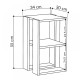 Κομοδίνο - Τραπεζάκι βοηθητικό Lonie Megapap χρώμα sapphire oak 34x30x55εκ. Κομοδίνο - Τραπεζάκι βοηθητικό Lonie Megapap χρώμα sapphire oak 34x30x55εκ.