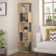Βιβλιοθήκη Piri Megapap χρώμα sapphire oak/ανθρακί 35x30x161εκ. Βιβλιοθήκη Piri Megapap χρώμα sapphire oak/ανθρακί 35x30x161εκ.