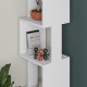 Βιβλιοθήκη Piri Megapap χρώμα λευκό 35x30x161εκ. Βιβλιοθήκη Piri Megapap χρώμα λευκό 35x30x161εκ.
