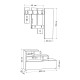 Έπιπλο εισόδου Vesty Megapap χρώμα sapphire oak 100x30x61εκ. Έπιπλο εισόδου Vesty Megapap χρώμα sapphire oak 100x30x61εκ.