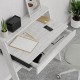 Γραφείο εργασίας Cowork Megapap χρώμα λευκό αντικέ 94x50x91εκ. Γραφείο εργασίας Cowork Megapap χρώμα λευκό αντικέ 94x50x91εκ.