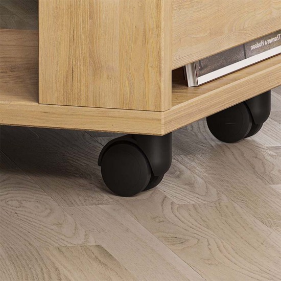 Τραπεζάκι βοηθητικό Edi Megapap χρώμα sapphire oak 37x45x60εκ. Τραπεζάκι βοηθητικό Edi Megapap χρώμα sapphire oak 37x45x60εκ.