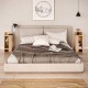 Κομοδίνο Elos Megapap σετ 2 τεμαχίων χρώμα sapphire oak 25x27x60εκ.