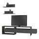 Έπιπλο τηλεόρασης Gara Megapap χρώμα ανθρακί 180x29,8x42εκ. Έπιπλο τηλεόρασης Gara Megapap χρώμα ανθρακί 180x29,8x42εκ.