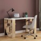 Γραφείο εργασίας Labirent Megapap χρώμα sapphire oak - λευκό 140x60x75εκ Γραφείο εργασίας Labirent Megapap χρώμα sapphire oak - λευκό 140x60x75εκ