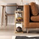 Τραπεζάκι βοηθητικό Lazena Megapap χρώμα sapphire oak 60x22x57εκ.