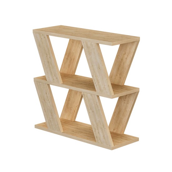 Τραπεζάκι βοηθητικό Lazena Megapap χρώμα sapphire oak 60x22x57εκ.