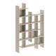 Βιβλιοθήκη Manco Megapap χρώμα sandstone 122x25,5x188εκ. Βιβλιοθήκη Manco Megapap χρώμα sandstone 122x25,5x188εκ.