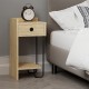 Κομοδίνο Sirius Megapap αριστερό χρώμα sapphire oak 32x30x61εκ. Κομοδίνο Sirius Megapap αριστερό χρώμα sapphire oak 32x30x61εκ.