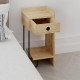 Κομοδίνο Sirius Megapap δεξί χρώμα sapphire oak 32x30x61εκ. Κομοδίνο Sirius Megapap δεξί χρώμα sapphire oak 32x30x61εκ.