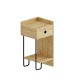 Κομοδίνο Sirius Megapap δεξί χρώμα sapphire oak 32x30x61εκ. Κομοδίνο Sirius Megapap δεξί χρώμα sapphire oak 32x30x61εκ.