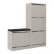 Παπουτσοθήκη Dude Megapap χρώμα sandstone 104,8x26x118,5εκ.