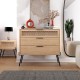 Συρταριέρα Naive Megapap χρώμα sapphire oak 93,1x40x83,1εκ. Συρταριέρα Naive Megapap χρώμα sapphire oak 93,1x40x83,1εκ.