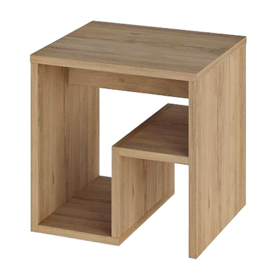 Τραπεζάκι βοηθητικό - Κομοδίνο Bon Megapap χρώμα sapphire oak 40x35x40εκ. Τραπεζάκι βοηθητικό - Κομοδίνο Bon Megapap χρώμα sapphire oak 40x35x40εκ.