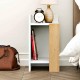 Κομοδίνο Elos Megapap αριστερό χρώμα λευκό - saphhire oak 30x31,7x55εκ. Κομοδίνο Elos Megapap αριστερό χρώμα λευκό - saphhire oak 30x31,7x55εκ.
