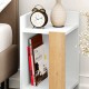 Κομοδίνο Elos Megapap αριστερό χρώμα λευκό - saphhire oak 30x31,7x55εκ. Κομοδίνο Elos Megapap αριστερό χρώμα λευκό - saphhire oak 30x31,7x55εκ.