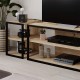 Έπιπλο τηλεόρασης γωνιακό Echo Megapap χρώμα sapphire oak 98x37x45εκ. Έπιπλο τηλεόρασης γωνιακό Echo Megapap χρώμα sapphire oak 98x37x45εκ.