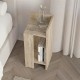 Κομοδίνο Elos Megapap δεξί χρώμα travertine 25x27x60εκ. Κομοδίνο Elos Megapap δεξί χρώμα travertine 25x27x60εκ.