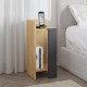Κομοδίνο Elos Megapap αριστερό χρώμα sapphire oak - ανθρακί 25x27x60εκ. Κομοδίνο Elos Megapap αριστερό χρώμα sapphire oak - ανθρακί 25x27x60εκ.