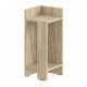 Κομοδίνο Elos Megapap αριστερό χρώμα travertine 25x27x60εκ.