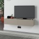 Έπιπλο τηλεόρασης επιτοίχιο Francy Megapap χρώμα sandstone 135x31,7x25εκ.