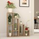 Ραφιέρα - Ανθοστήλη Sule Megapap χρώμα sapphire oak 84x20x89εκ. Ραφιέρα - Ανθοστήλη Sule Megapap χρώμα sapphire oak 84x20x89εκ.