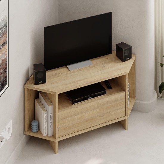 Έπιπλο τηλεόρασης γωνιακό Viva Megapap χρώμα sapphire oak 95,7x35,4x45εκ. Έπιπλο τηλεόρασης γωνιακό Viva Megapap χρώμα sapphire oak 95,7x35,4x45εκ.