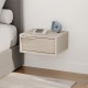 Κομοδίνο επιτοίχιο Eco Megapap χρώμα sandstone - light oak 40x33x18,5εκ. Κομοδίνο επιτοίχιο Eco Megapap χρώμα sandstone - light oak 40x33x18,5εκ.