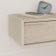Κομοδίνο επιτοίχιο Eco Megapap χρώμα sandstone - light oak 40x33x18,5εκ. Κομοδίνο επιτοίχιο Eco Megapap χρώμα sandstone - light oak 40x33x18,5εκ.