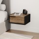 Κομοδίνο επιτοίχιο Eco Megapap χρώμα black wood - καρυδί Ud 40x33x18,5εκ. Κομοδίνο επιτοίχιο Eco Megapap χρώμα black wood - καρυδί Ud 40x33x18,5εκ.