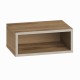 Κομοδίνο επιτοίχιο Brik Megapap με LED χρώμα καρυδί Ud - sandstone 45x30x18εκ. Κομοδίνο επιτοίχιο Brik Megapap με LED χρώμα καρυδί Ud - sandstone 45x30x18εκ.