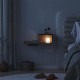 Κομοδίνο επιτοίχιο Luno Megapap με LED χρώμα sepet oak 40x30x16,2εκ. Κομοδίνο επιτοίχιο Luno Megapap με LED χρώμα sepet oak 40x30x16,2εκ.