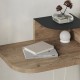 Κομοδίνο επιτοίχιο Luno Megapap με LED χρώμα sepet oak 40x30x16,2εκ. Κομοδίνο επιτοίχιο Luno Megapap με LED χρώμα sepet oak 40x30x16,2εκ.