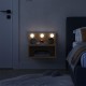 Κομοδίνο επιτοίχιο Treo Megapap με LED χρώμα sapphire oak 40x30x33,8εκ. Κομοδίνο επιτοίχιο Treo Megapap με LED χρώμα sapphire oak 40x30x33,8εκ.