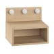 Κομοδίνο επιτοίχιο Treo Megapap με LED χρώμα sapphire oak 40x30x33,8εκ. Κομοδίνο επιτοίχιο Treo Megapap με LED χρώμα sapphire oak 40x30x33,8εκ.