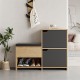 Παπουτσοθήκη Haven Megapap χρώμα sapphire oak - ανθρακί 101x35x80,4εκ. Παπουτσοθήκη Haven Megapap χρώμα sapphire oak - ανθρακί 101x35x80,4εκ.