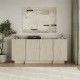 Μπουφές Dorma Megapap χρώμα travertine 180x45x80,2εκ. Μπουφές Dorma Megapap χρώμα travertine 180x45x80,2εκ.