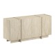 Μπουφές Dorma Megapap χρώμα travertine 180x45x80,2εκ. Μπουφές Dorma Megapap χρώμα travertine 180x45x80,2εκ.