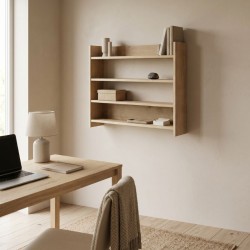Ραφιέρα τοίχου Lane Megapap χρώμα sapphire oak 85x15x66εκ. Ραφιέρα τοίχου Lane Megapap χρώμα sapphire oak 85x15x66εκ.