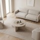 Τραπεζάκι σαλονιού Hillary Megapap χρώμα travertine Ø80x38εκ. Τραπεζάκι σαλονιού Hillary Megapap χρώμα travertine Ø80x38εκ.